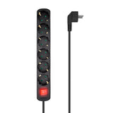 EAN 8436574706192 - AISENS A154-0536 base múltiple 1,4 m 6 salidas AC Interior imagen 1