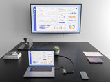 Equip Dock Usb-C->Hdmi, Gigabit Lan, 2xusb3.0, 100wpd 0,25m