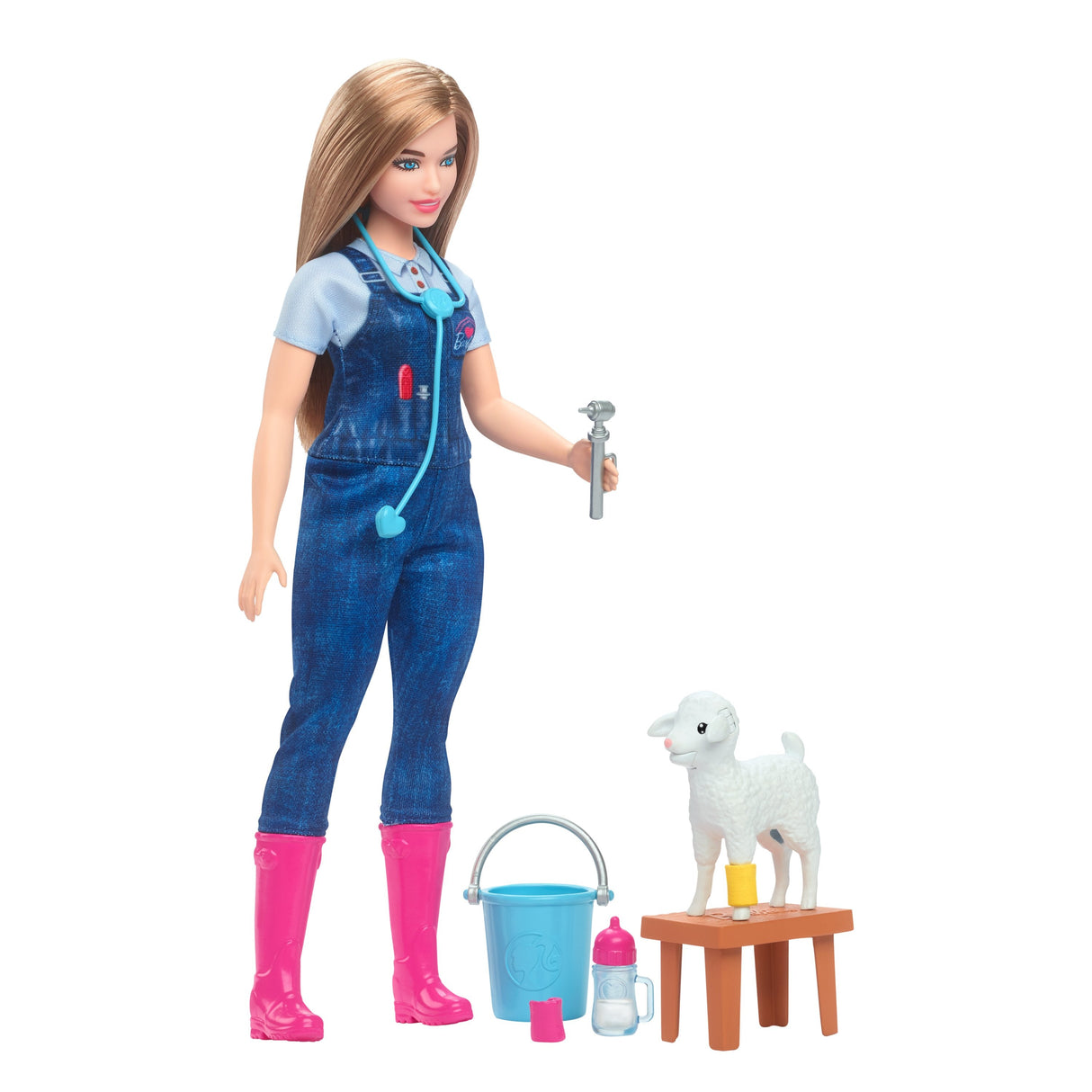 Figura Hrg42  Mattel Barbie Bauernhof-Tierärztin