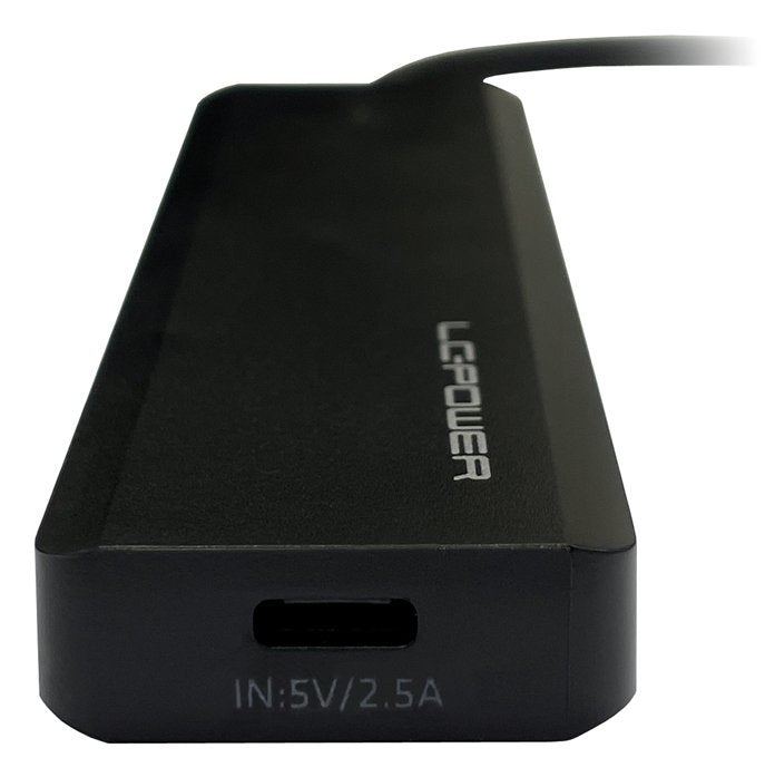 EAN 4262443280401 - LC-Power LC-HUB-U3-4-C hub de interfaz USB 3.2 Gen 2 (3.1 Gen 2) Type-A 10000 Mbit/s Negro imagen 9