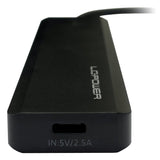 EAN 4262443280401 - LC-Power LC-HUB-U3-4-C hub de interfaz USB 3.2 Gen 2 (3.1 Gen 2) Type-A 10000 Mbit/s Negro imagen 9