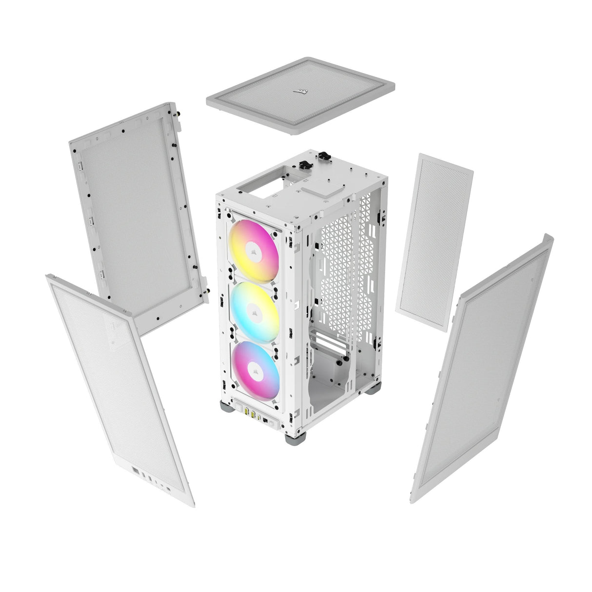 Caja Mini Itx Icue 2000d Rgb Airflow White Corsair