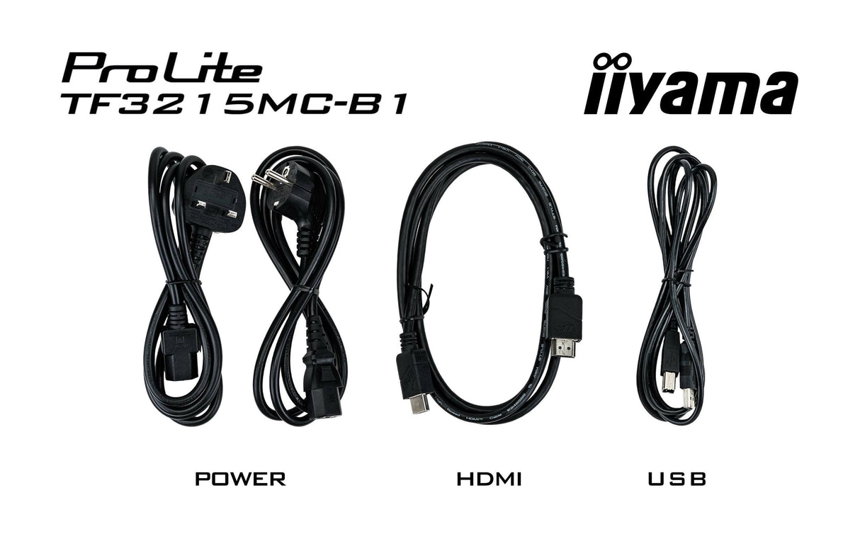 Tft-Touch 31,5\"/80,0cm Iiyama Prolite Tf3215mc *Negro* 16:9 - Open Frame, 24/7