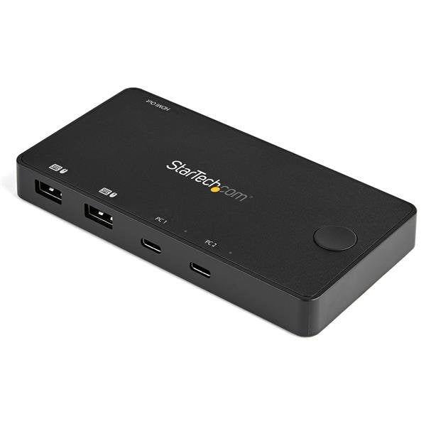 2 Port Usb C Kvm Switch - Hdmi Cpnt 4k 60hz W/ Usb Type C Cables     In