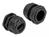 Delock Cableverschraubung Pg29 Für Flachcable Schwarz 2 Stück
