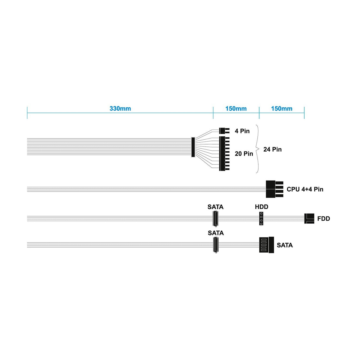 Fuente Alimentacion Tfx 500w Oem, Plata