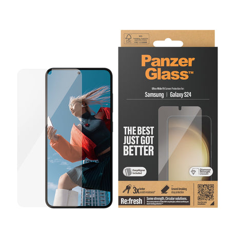 EAN 5711724073502 - PanzerGlass ® Screen Protector Samsung Galaxy S24 | Ultra-Wide Fit w. EasyAligner Protector de pantalla 1 imagen 2