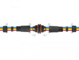 Delock Cableverbinder Für Aussenbereich 5 Pin, Ip68 Wasserdicht, Schraubbar, Cabledurchmesser 4,5 - 7,5 Mm Schwarz