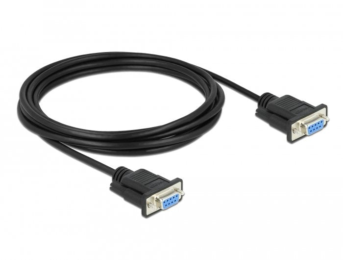 Delock Cable Rs-232 Sub-D9 Hembra A Hembra Nullmodem 3 M