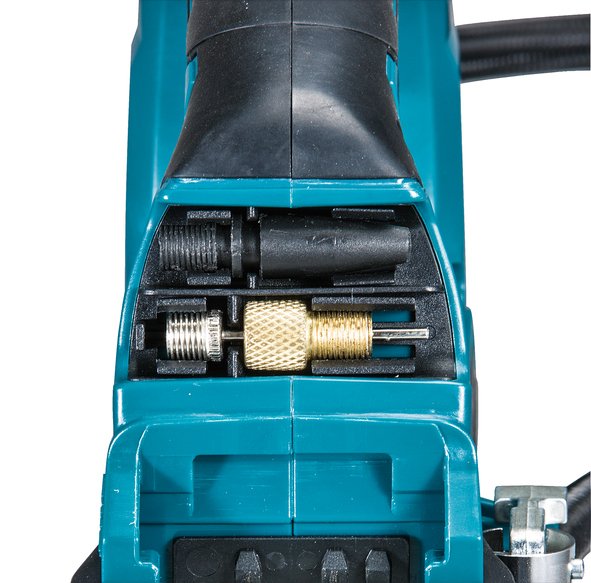 Compresor De Batería Mp100dz, 12volt, Bomba De Aire Azul / Negro, Hasta El Máx. 8.3 Bar, Sin Batería Y Cargador
