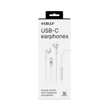 EAN 8021735200895 - Celly UP1100TYPECWH auricular y casco Auriculares Alámbrico Dentro de oído Llamadas/Música USB Tipo C Bla imagen 2
