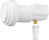 Goobay Sat Universal Single 0.1db Convertidor Low Noise Block (Lnb) 10,6 - 12,75 Ghz Blanco