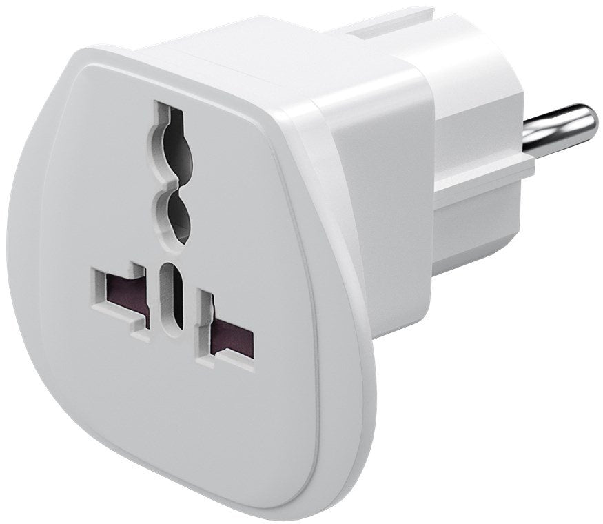 Goobay Adaptador De Viaje, (Uk, Us, It, Ch, To Eu), 94026