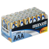 Maxell Pilas Alcalinas Aaa - Lr03- Pack 32 Uds