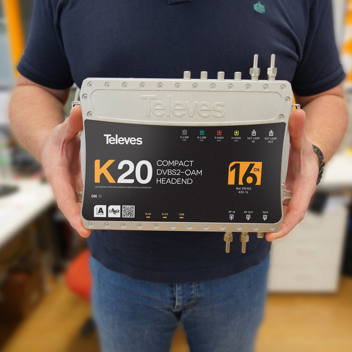 Televes K20-16 Kompaktkopfstelle 16transponder Dvb-S2 In Qam