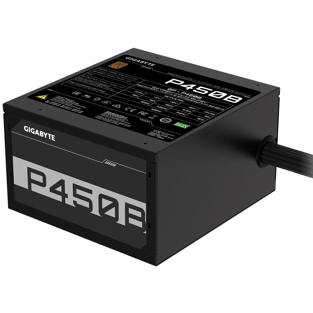 EAN 4719331551612 - GIGABYTE P450B unidad de fuente de alimentación 450 W 20+4 pin ATX ATX Negro imagen 4