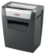 Rexel Destructora Momentun X312 - Hasta 12 Hojas A La Vez - Negro/Plata