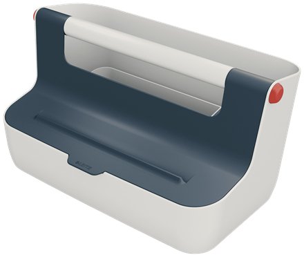 Leitz Caja De Almacenamiento Portátil Cosy C/Asa Abs Gris