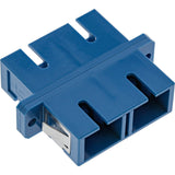 Adaptador De Fibra Óptica Inline Duplex Sc/Sc Monomodo Funda De Cerámica Azul