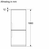 Bosch Home Kgn362laf Serie 4, Combinación De Frigorífico Y Congelador Plateado Kgn362laf