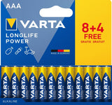 Varta Batterie Longlife Power Aaa Neu 12m. 8+4