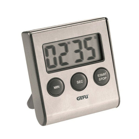 EAN 4006664123303 - GEFU CONTARE Temporizador digital para cocina Negro, Acero inoxidable imagen 1