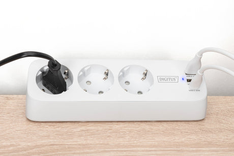 EAN 4016032502074 - Digitus DA-70626 base múltiple 1,5 m 3 salidas AC Interior Blanco imagen 4