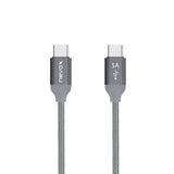 Daten- Und Ladekabel Usb-C 2.0 > Usb-C 2.0 Grau, 1 Meter