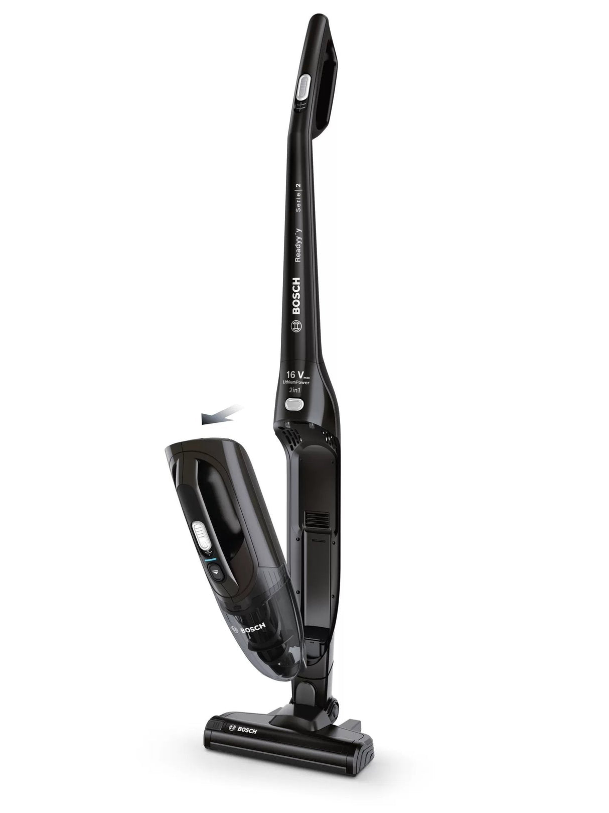 Aspiradora  Bosch Serie 2 Bchf216b De Mano Negro Sin Bolsa