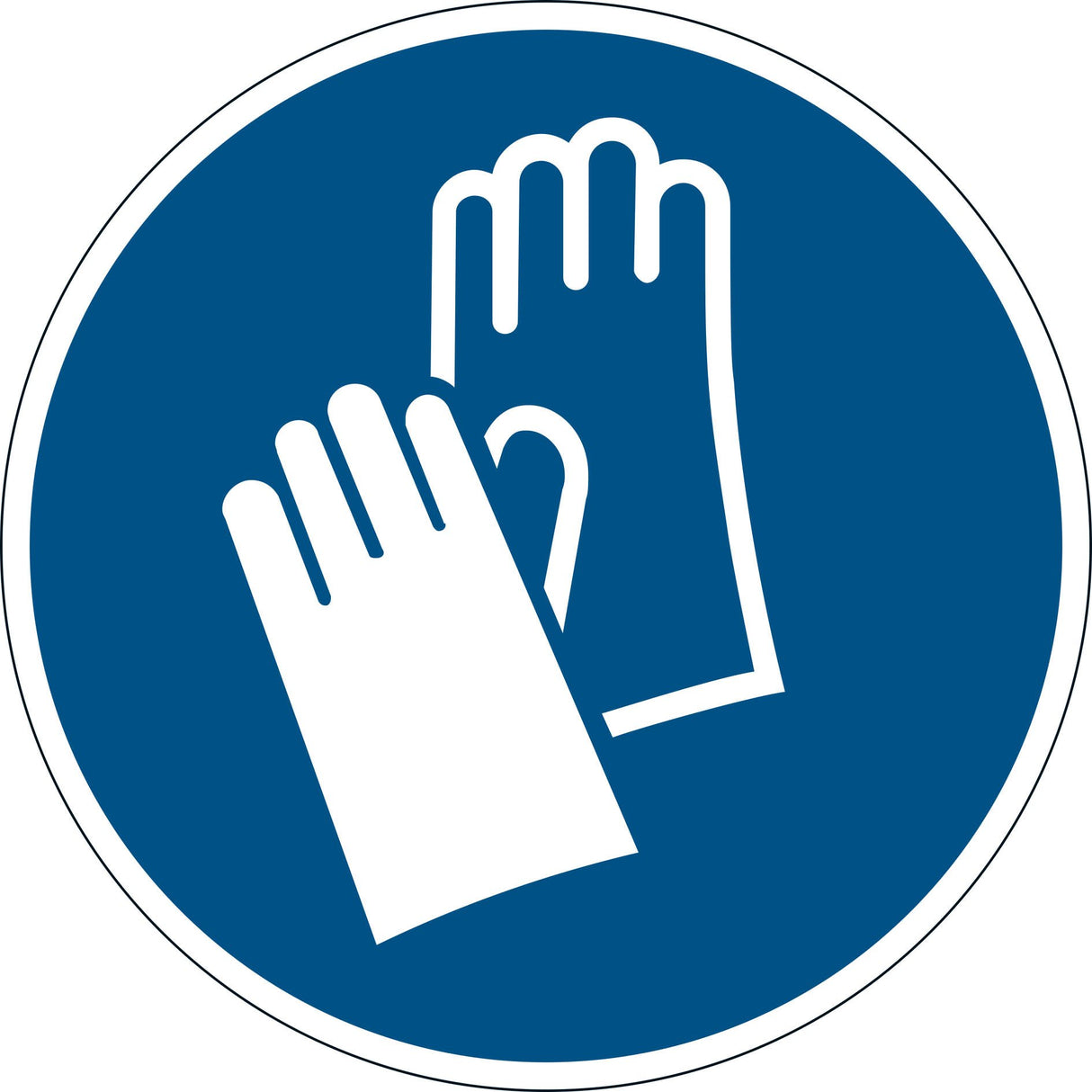EAN 4005546727028 - Durable 103906 señal autoadhesiva Azul, Blanco imagen 1