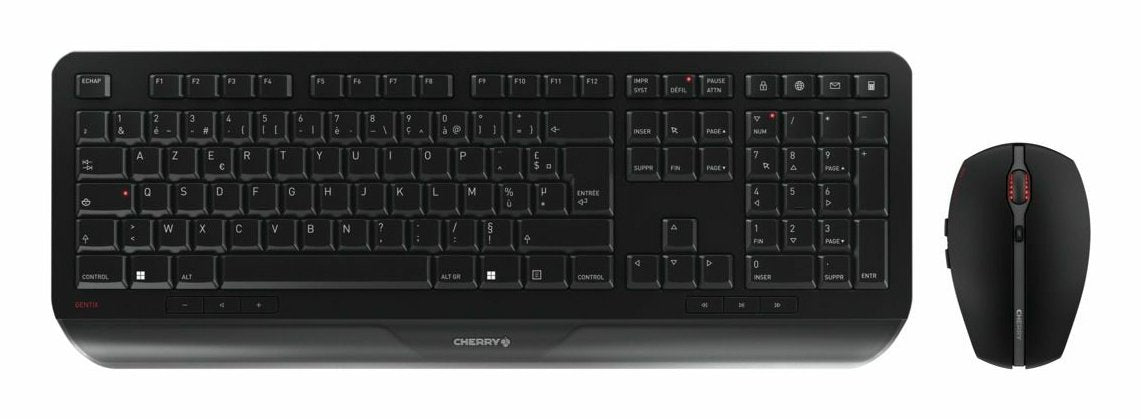 Cherry Desktop Gentix [Fr] Wireless Black/Noir Frankreich