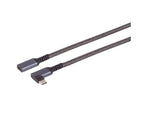 Verlängerungscable Usb-C 3.2 90° Pd Textilummantelung 1,5m