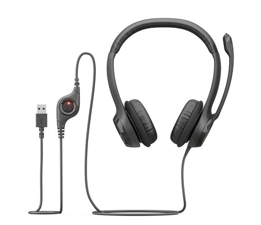 Logitech Auricular Con Micro H390 Usb Negro 981-000406
