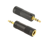 Adaptador Gembird Audio 6.35mm Hembra A 3.5mm Macho