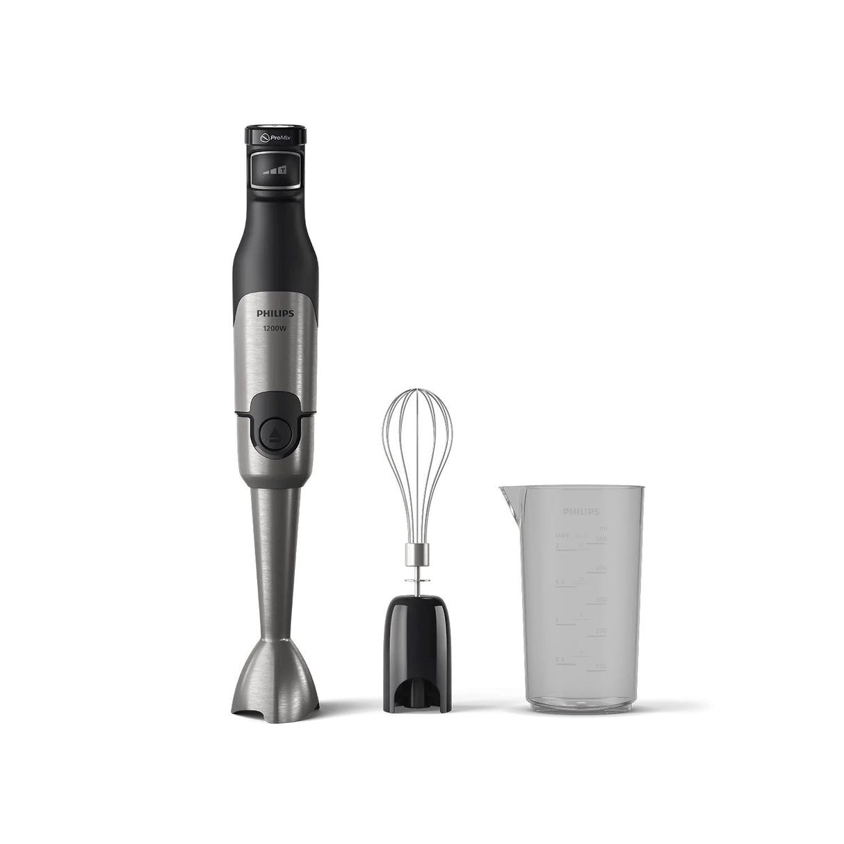 EAN 8720389035340 - Philips 5000 series HR2682/00 licuadora Batidora de inmersión 1200 W Negro, Acero inoxidable imagen 1