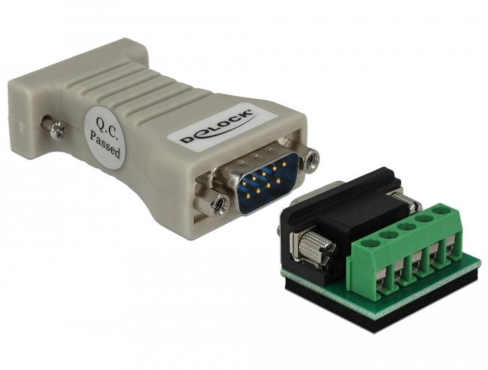 Konverter 1 X Seriell Rs-232 Db9 Buchse Zu 1 X Seriell Rs-422 485 Db9 Stecker Mit Esd Schutz 15 Kv