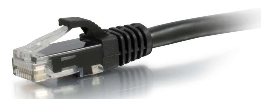 C2g Cat5e Booted Unshielded (Utp) Network Patch Cable Cable De Interconexión Rj-45 (M) A Rj-45 (M) 2 M Utp Cat 5e Moldeado Sin Enganches Trenzado Negro