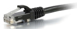C2g Cat5e Booted Unshielded (Utp) Network Patch Cable Cable De Interconexión Rj-45 (M) A Rj-45 (M) 2 M Utp Cat 5e Moldeado Sin Enganches Trenzado Negro