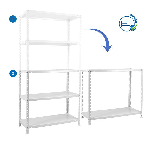 EAN 8435104993606 - Simonrack Advantage Mini 5/400 Metal Blanco imagen 5