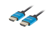 Cable Hdmi Lanberg Ca-Hdmi-22cu-0005-Bk V2.0 Conectores Macho/Macho 50cm Negro