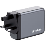 Cargador De Pared Universal Verbatim Gnc-100 3xusb Tipo-C 1xusb 100w