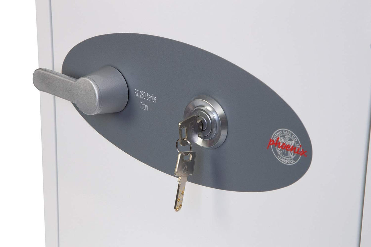 EAN 5032548003392 - Phoenix Safe Co. Titan FS1282K Caja fuerte empotrada en el suelo 25 L Acero Blanco imagen 8