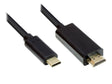 EAN 4014619366590 - Alcasa GC-M0101 adaptador de cable de vídeo 2 m HDMI tipo A (Estándar) USB Tipo C Negro imagen 1