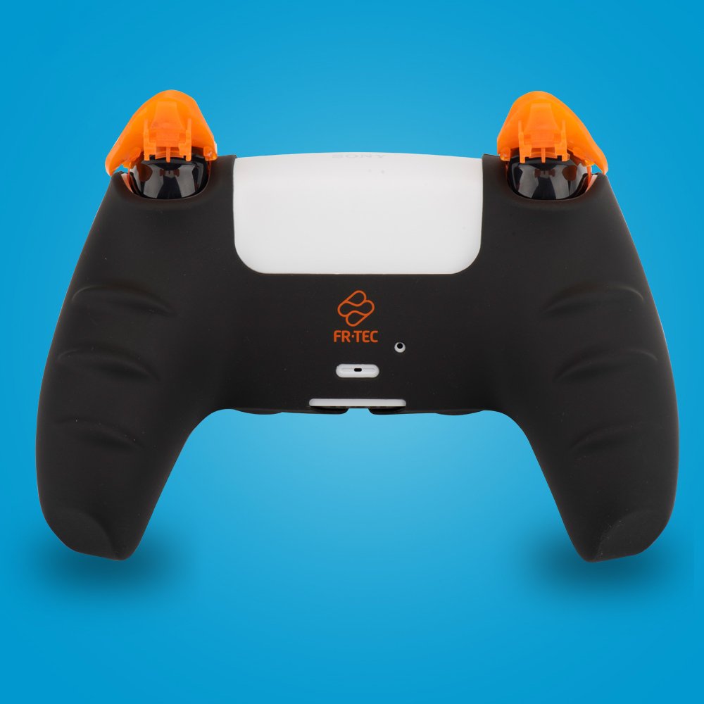 Kit Funda Silicona Fr-Tec Control Mod Pro Para Mando Ps5 Negro