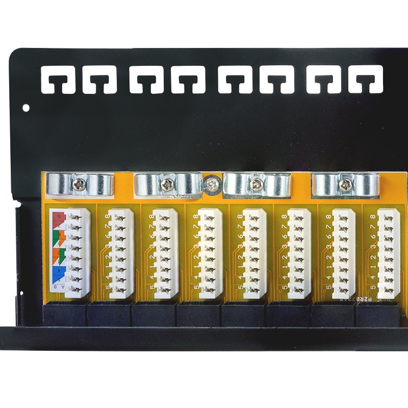 Logilink Cat.6a Patch Panel 24-Port Utp, 1u, 90° Idc