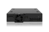 Icy Dock Mob. Rack 1x2.5'' Nvme U.2 U Ssd Pcie 5.0 F. 3 5'' Drive Bay Negro
