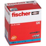 EAN 4006209523896 - Fischer 52389 tornillo de anclaje y taco 100 pieza(s) Enchufe de pared 22 mm imagen 2