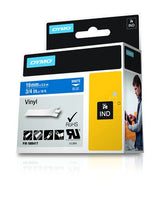 Dymo Rhino Band Vinyl 19mmx5.5m Blanco ->Azul