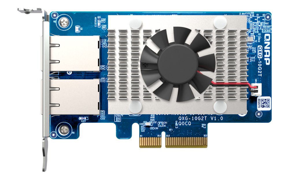 Adaptador De Red Oqnap Qxg-10g2t Pcie 10 Gbe Rj45 X2