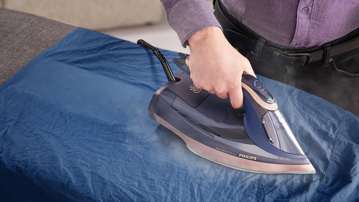 EAN 8720389004681 - Philips DST8050/20 plancha Plancha a vapor Suela SteamGlide Elite 3000 W Azul imagen 16